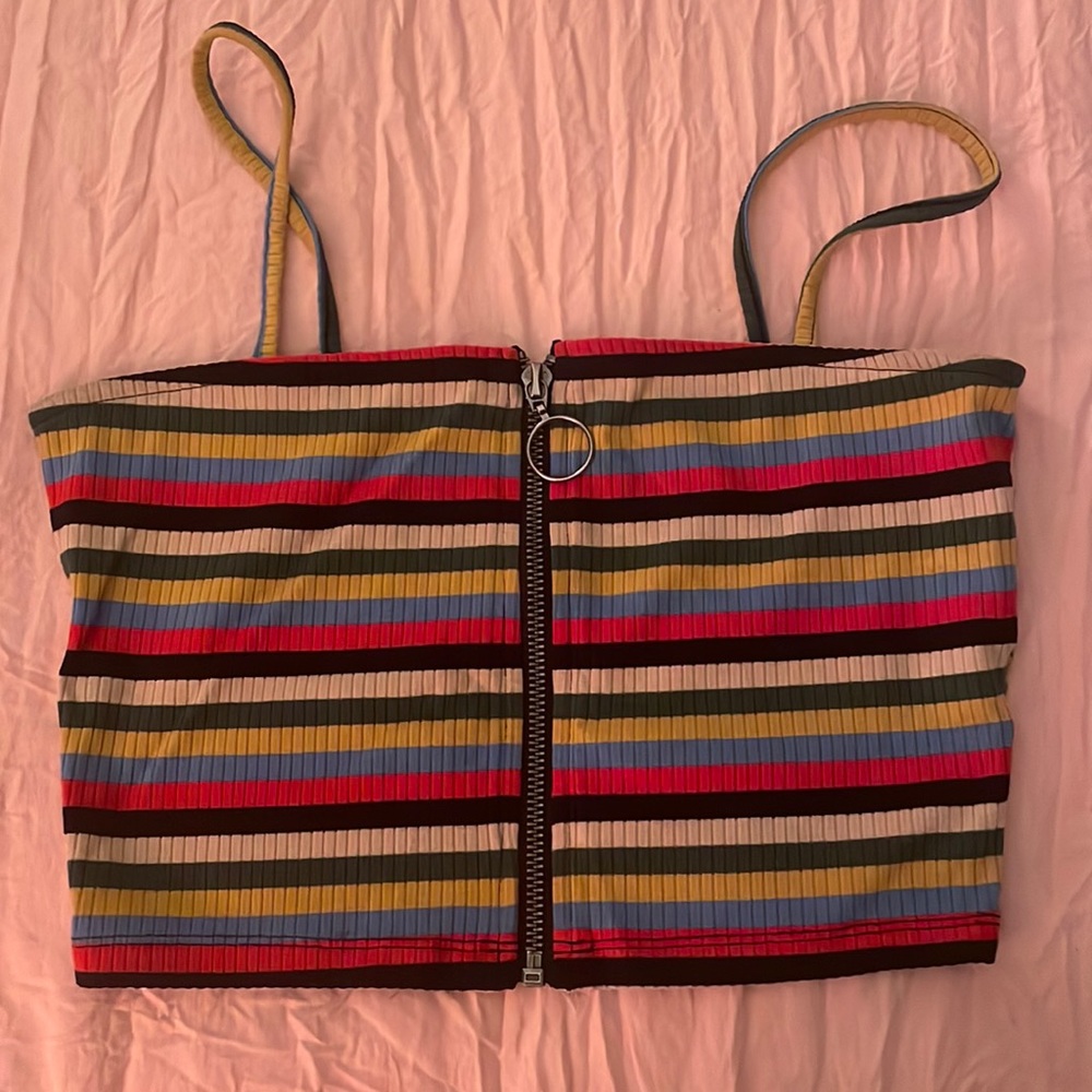 Urban Outfitters Striped Crop Top